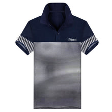 Load image into Gallery viewer, Breathable 95% Cotton Men Polo Shirt Plus Casual Male Summer Fashion New Stitching Short SLeeved Clothing